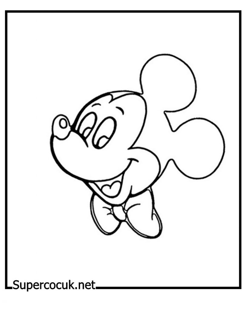 Mickey Mouse ve Arkadaşları Boyama Sayfaları